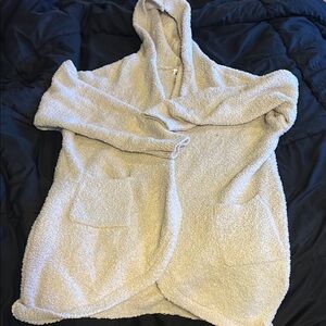 Cozy Cream Hooded Cardigan